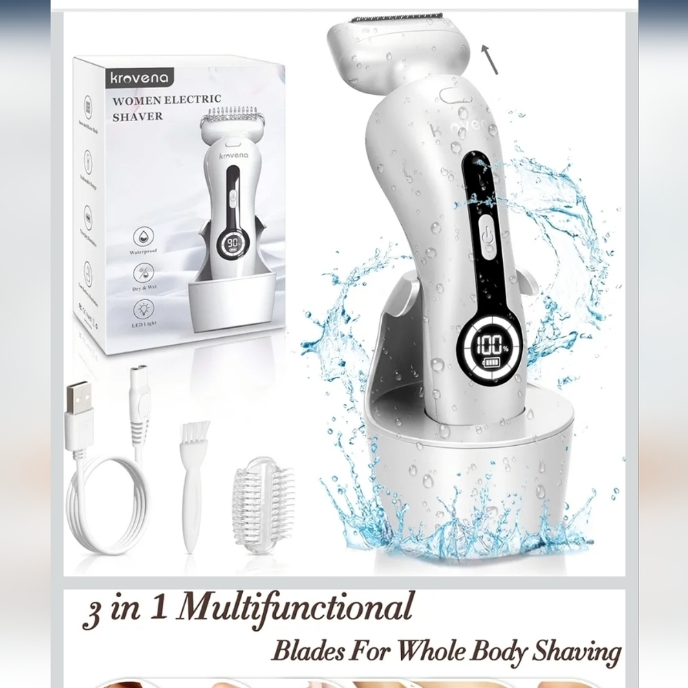 Electric Shaver for Women Electric Razor for Womens Bikini Legs Underarm Public